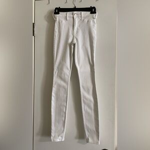 Hollister High Rise White Jean Leggings